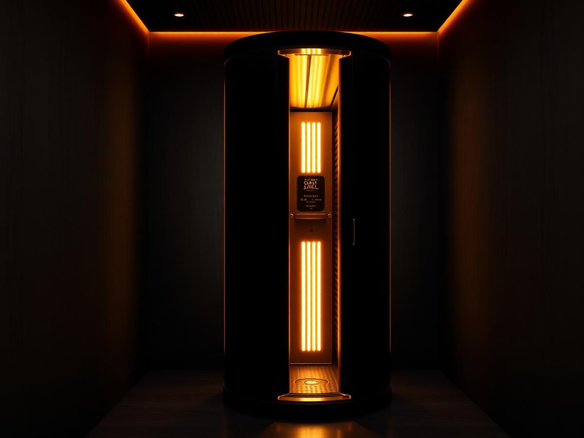 The Vertical Tower sunbed at The Tan Hut Luton